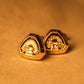 Golden Prestige Triangle Cufflinks