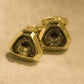 Golden Prestige Triangle Cufflinks