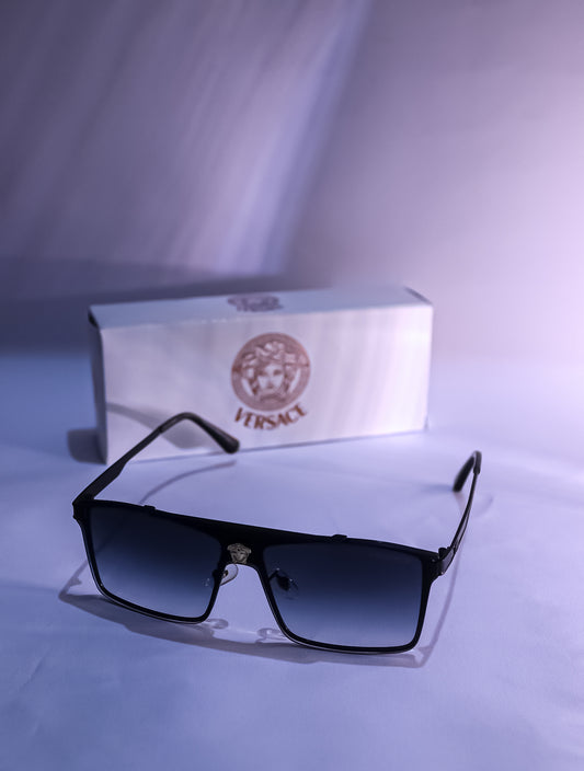 Versace Men's Luxury Gradient Square Sunglasses – Bold, Stylish, and Iconic